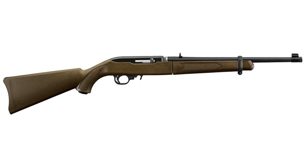 10/22 Takedown 22LR Rimfire Rifle with Mica Bronze Synthetic Stock and Threaded