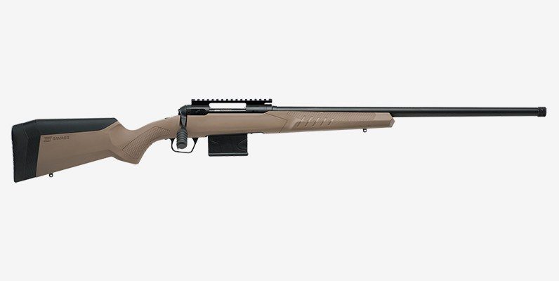 110 Tactical Desert 300 Win Mag Bolt-Action Rifle with FDE Stock