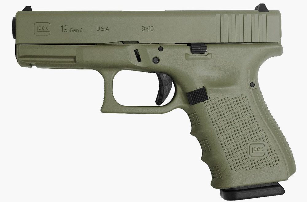 19 Gen4 9mm 15-Round Pistol with Cerakote Elite Jungle Finish
