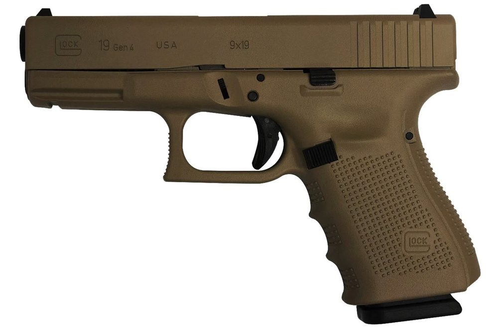 19 Gen4 9mm 15-Round Pistol with Hot Cerakote Burnt Bronze Finish