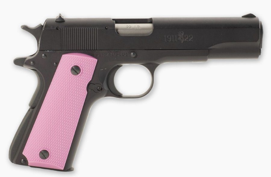1911-22 22LR Full-Size Rimfire Pistol with Pink Grips