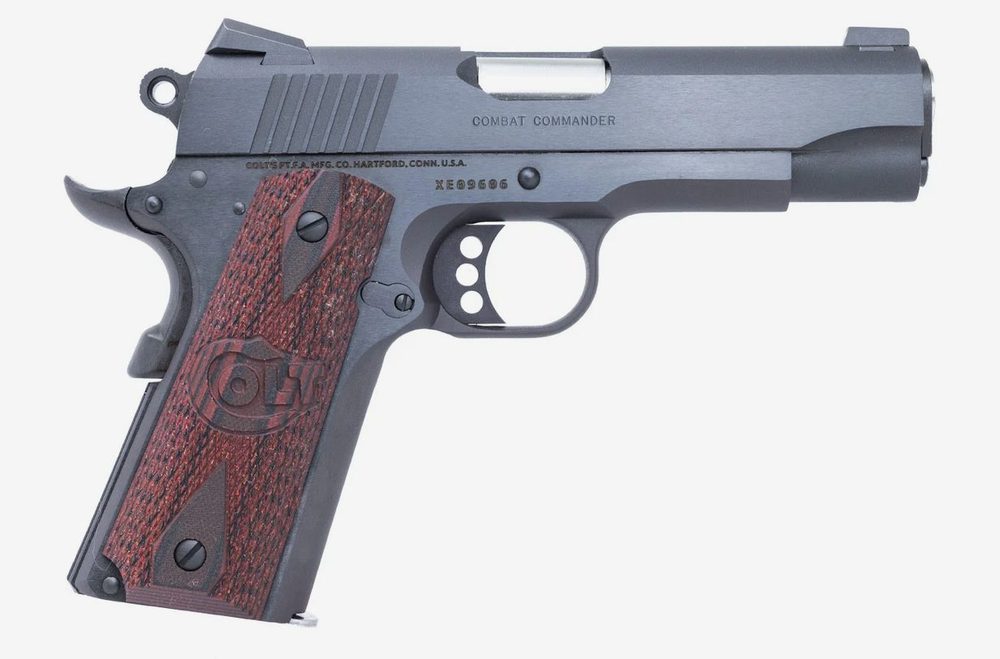 1911 Combat Commander 9mm Pistol with Custom G10 Grips