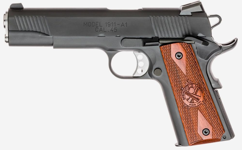 1911 Loaded Parkerized 45 ACP Gear Up Package with 5 Magazines and Range Bag