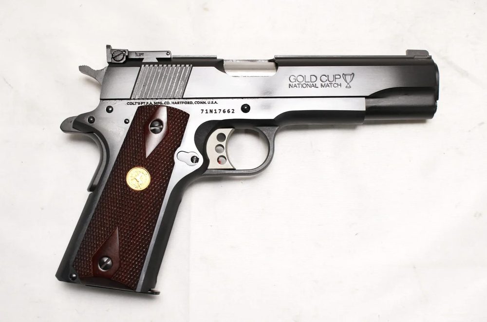 1911 National Match Gold Cup 45 ACP Centerfire Pistol
