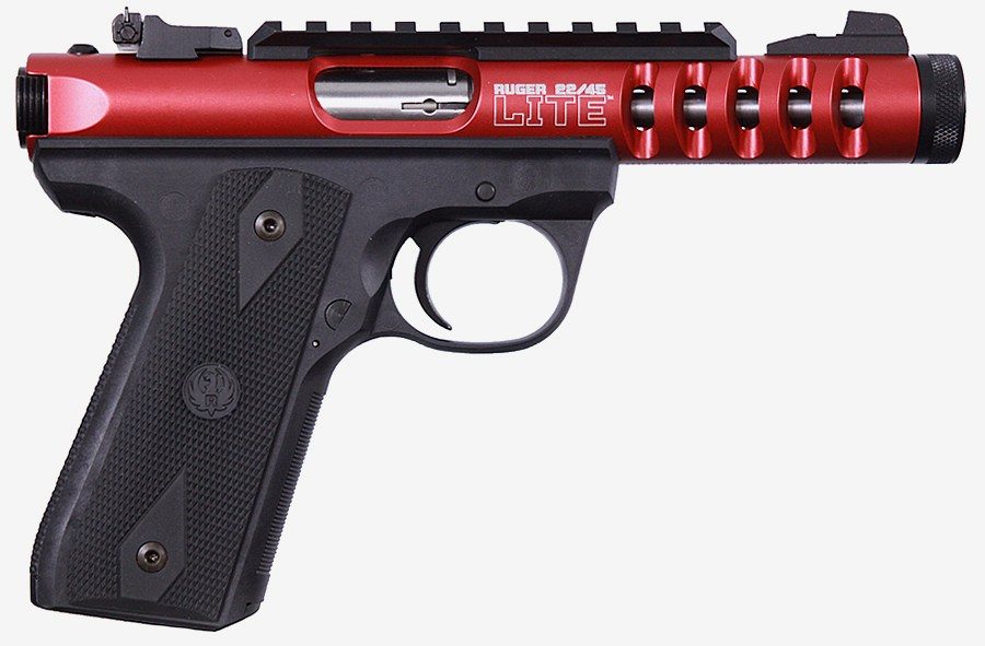 22/45 Lite 22LR Rimfire Pistol with Red Anodize Finish