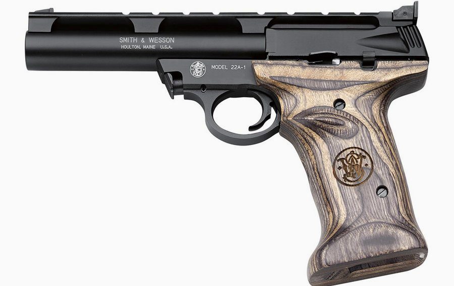 22A 22LR 5.5-inch Rimfire Pistol with Wood Target Grip
