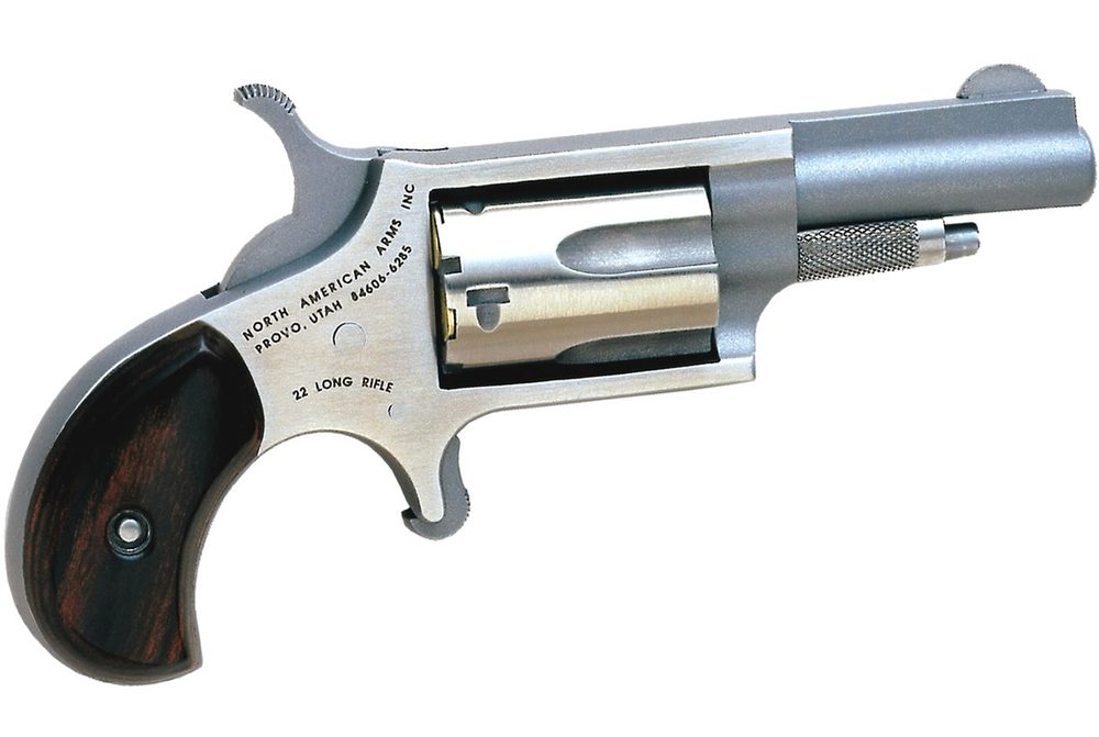 22LR Mini Revolver with Rosewood Grips