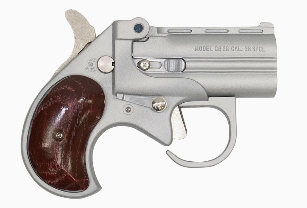 38 Special Big Bore Derringer Guardian Package with Satin Finish and Rosewood Gr