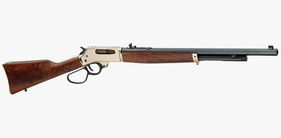.45-70 Lever Action Rifle with Brass Receiver