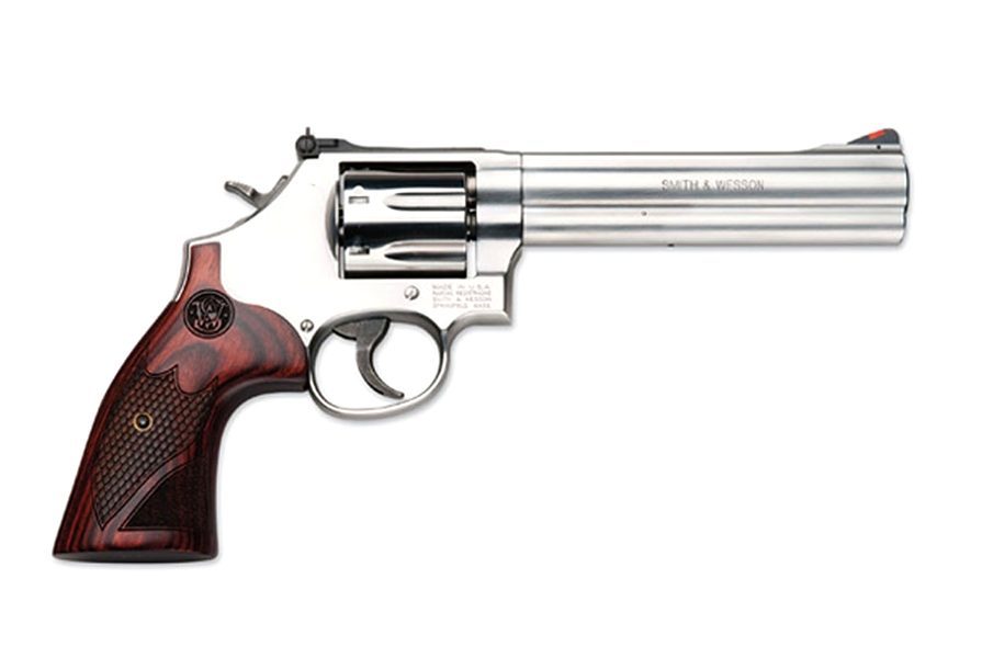 686 Deluxe Talo Exclusive 357 Magnum Revolver with Textured Wood Grips