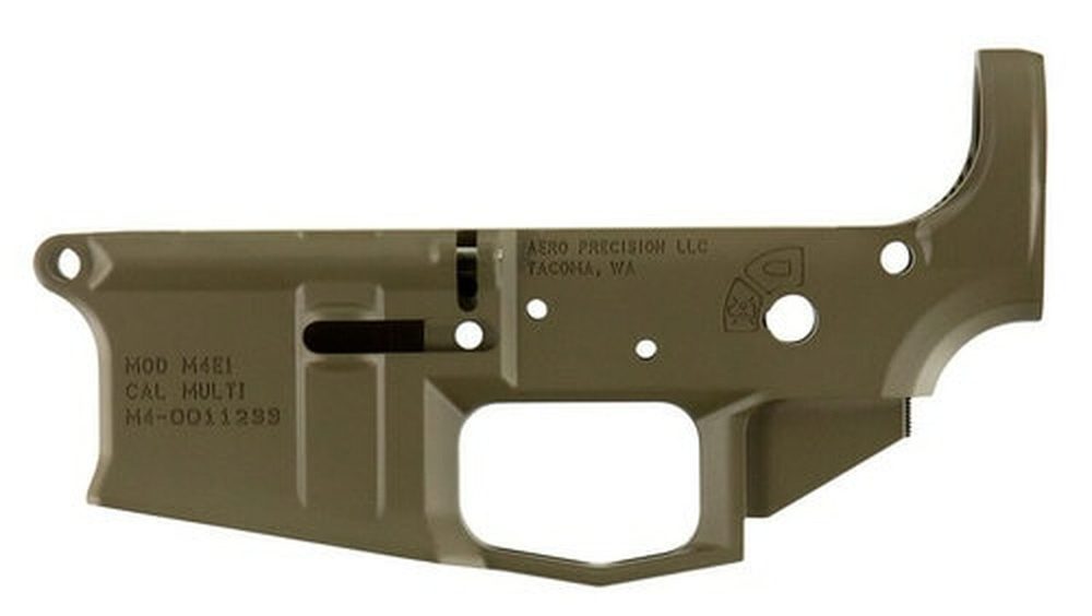 Aero Precision M4E1 AR15 Stripped Lower Receiver (FDE Cerakote)