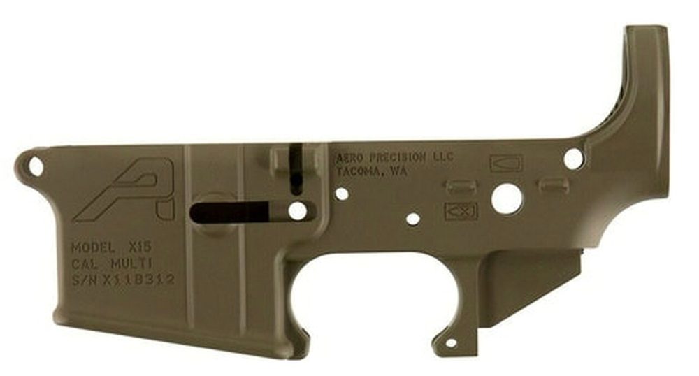 AERO Stripped Lower, Gen 2, Semi-automatic, 223 Rem/556NATO, Flat Dark Earth