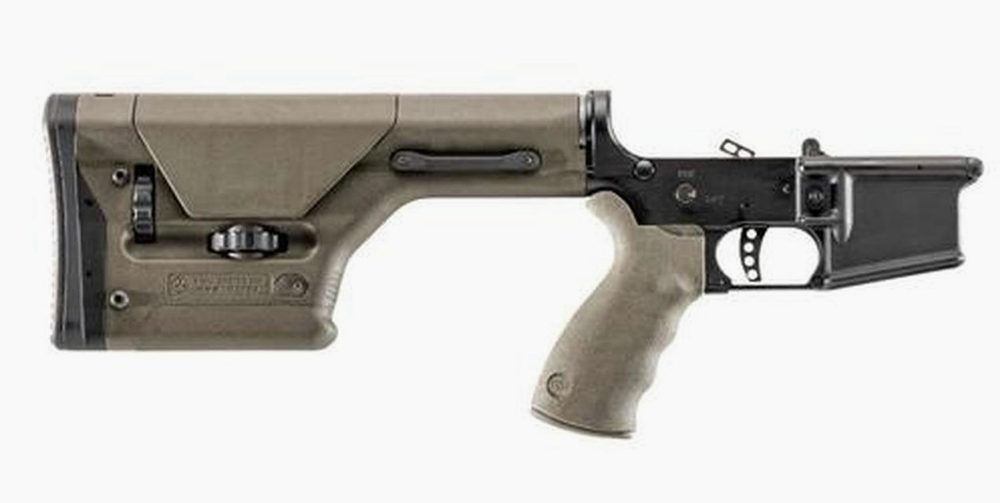 Alexander Arms 6.5 Grendel DMR Complete AR-15 Lower Receiver Assembly OD Green