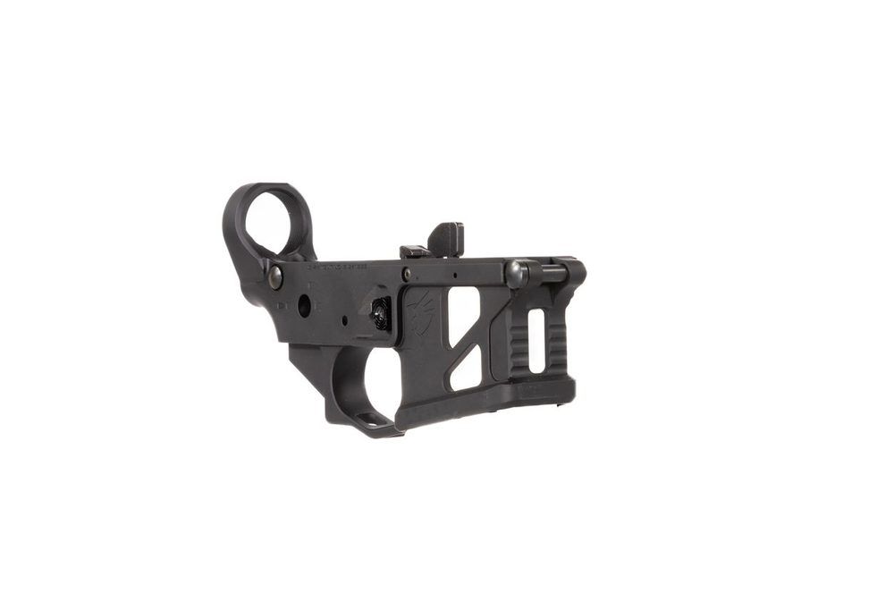 American Defense UIC Stripped Lower 5.56/.223, Take Down/Pivot Pins, Black