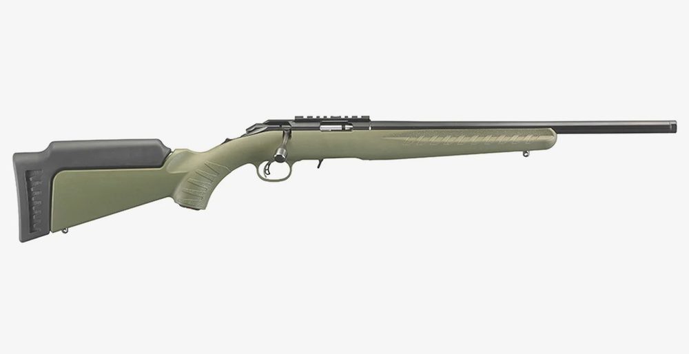 American Rimfire 22LR Bolt-Action Rifle with OD Green Synthetic Stock