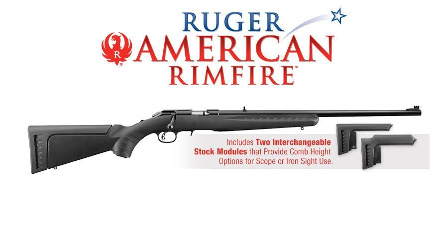 American Rimfire Rifle 22 LR Standard with Red Fiber Optic