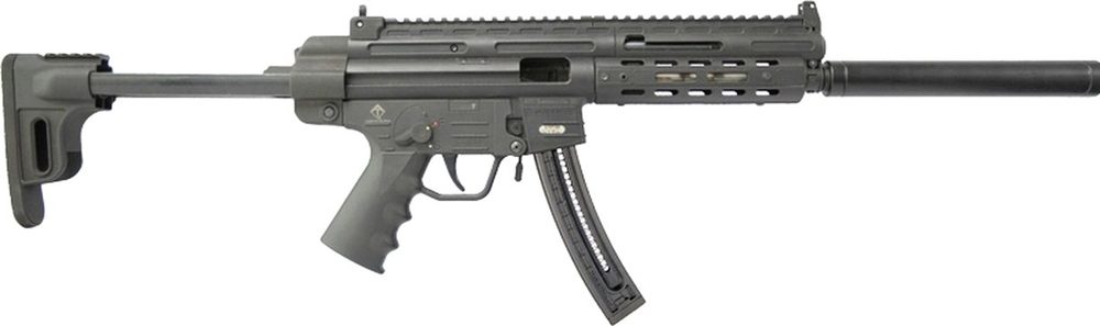 American Tactical, GSG-16, Semi-automatic, 22 LR, 16.25" Barrel, Black, Synthetic, 22Rd