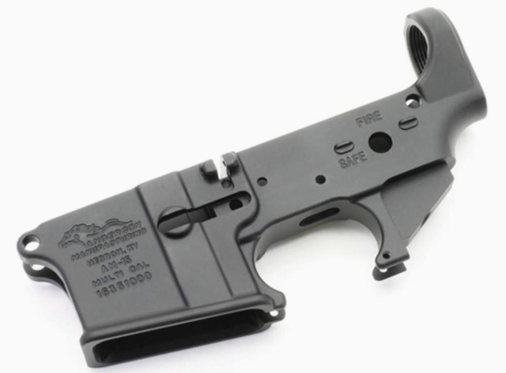 Anderson AR-15 Stripped Lower Receiver Multi-Caliber Black Hardcoat - Packaged