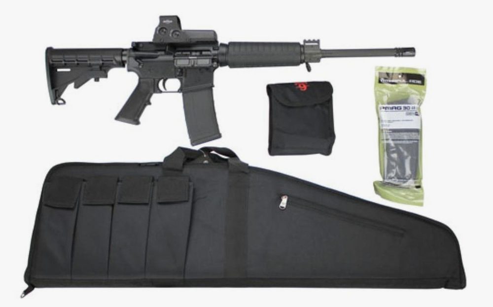 Armalite AR-15 Rifle Package, EOTech 512 Sight, Case & Mags