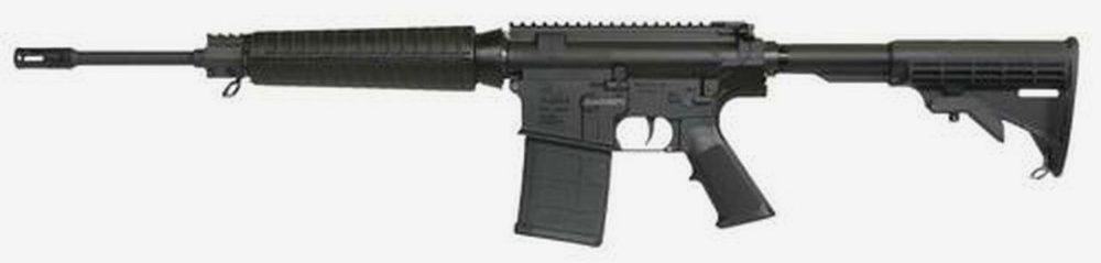 Armalite, Defensive Sporting Rifle, 308 Winchester, 16" Barrel, 1:11 Twist, Black, Black Collapsible Stock, 20Rd, 1 Magpul Magazine, Mil-spec 1913 Rail