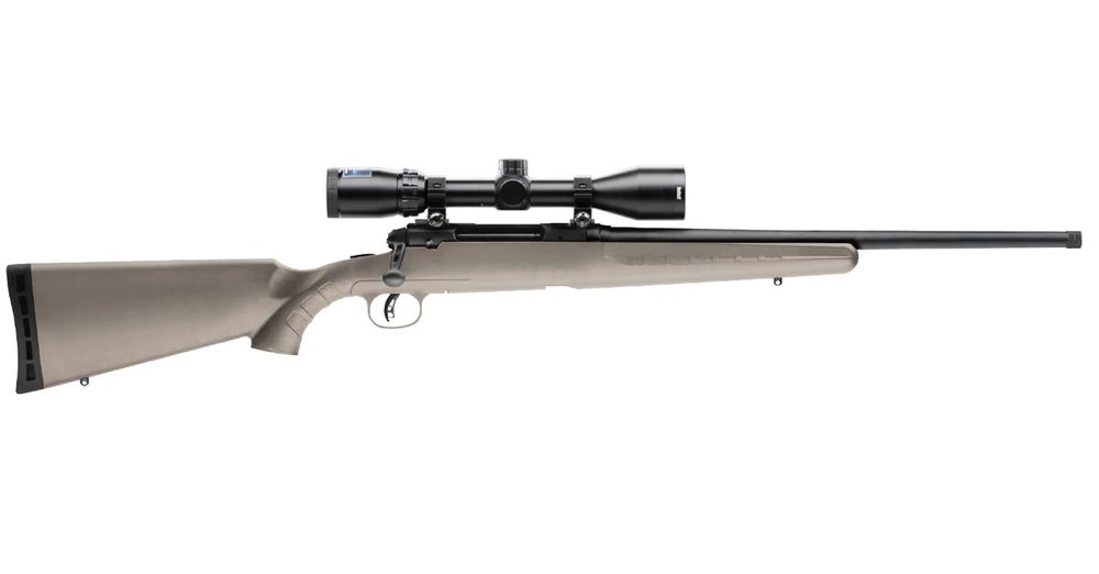 Axis II Flat Dark Earth Exclusive 243 Win w / 3-9x40 Scope and Threaded Barrel