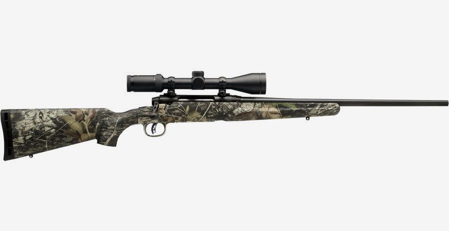 Axis II XP 243 Win Bolt Action Rifle with Camo Stock and 3-9x40 Scope