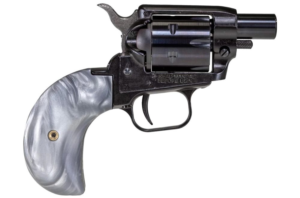 Barkeep Boot 22 LR Revolver with 1.68 inch Barrel and Gray Pearl Grips