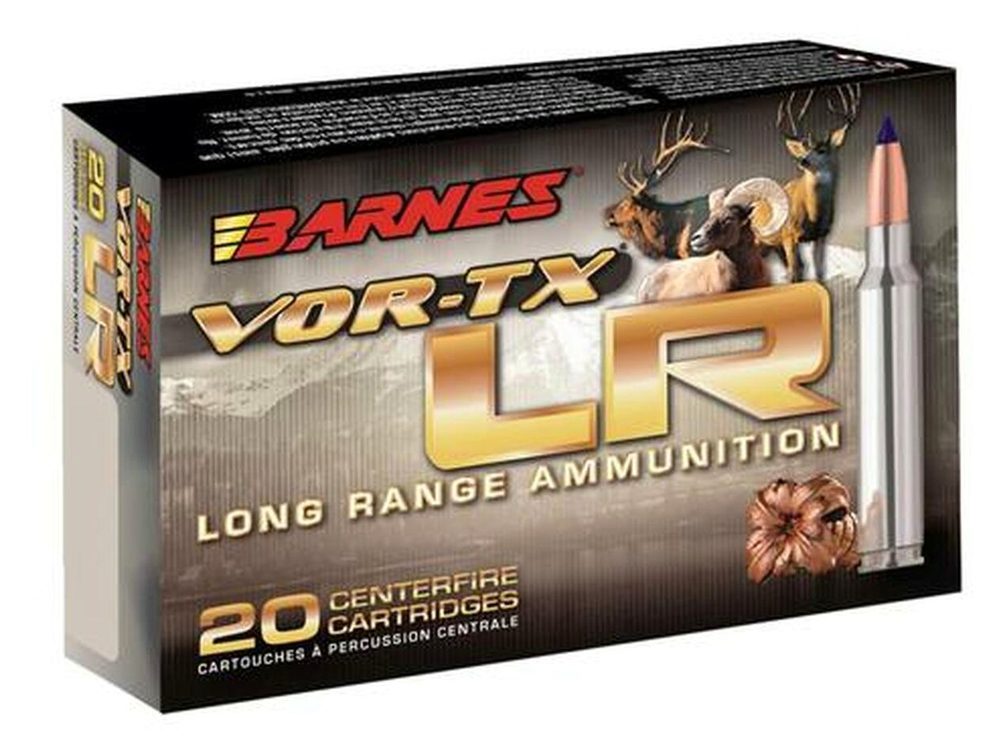 Barnes VOR-TX Long Range 6.5 Creedmoor 127gr, LRX Boat Tail 20 Bx Loaded Ammo