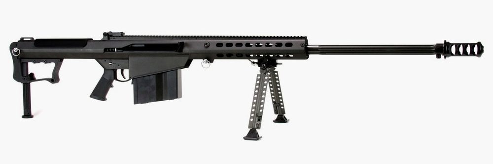 Barrett M107A1 50 BMG, 20" Barrel, Black Cerakote, Includes Bipod/Pelican Case, 10rd
