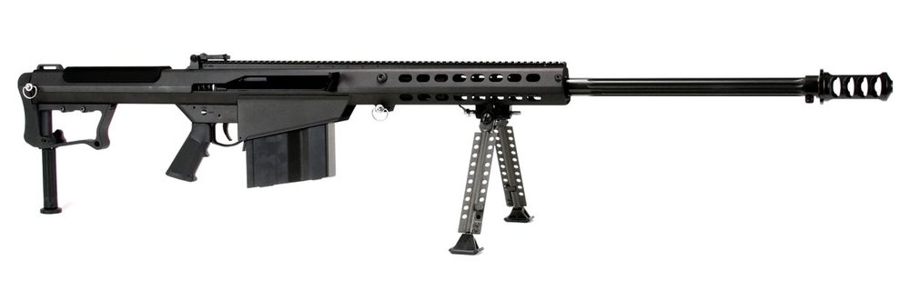 Barrett M107A1 50 BMG, 29" Barrel, Black, Cerakote Finish, Synthetic Stock, Flip Sights, 10Rd Mag, Bipod, Pelican Hard Case