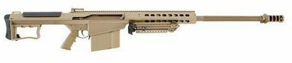 Barrett M107A1 .50 BMG 29" Chrome Lined Barrel, Supressor-Ready Muzzle Brake, Flat Dark Earth