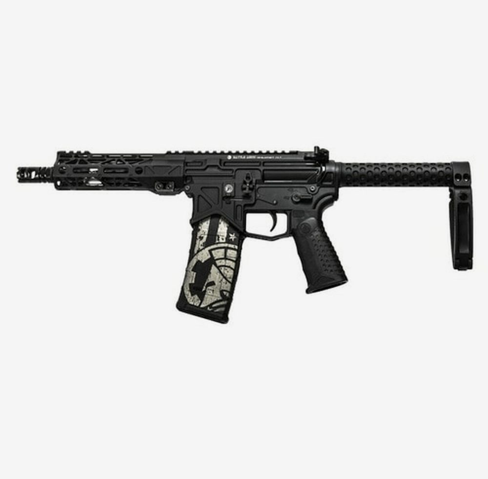 Battle Arms Development BAD300 AR-15 Pistol, 300 Blackout, 7.5" Barrel, Sabertube with Tailhook Brace, 30Rd Mag