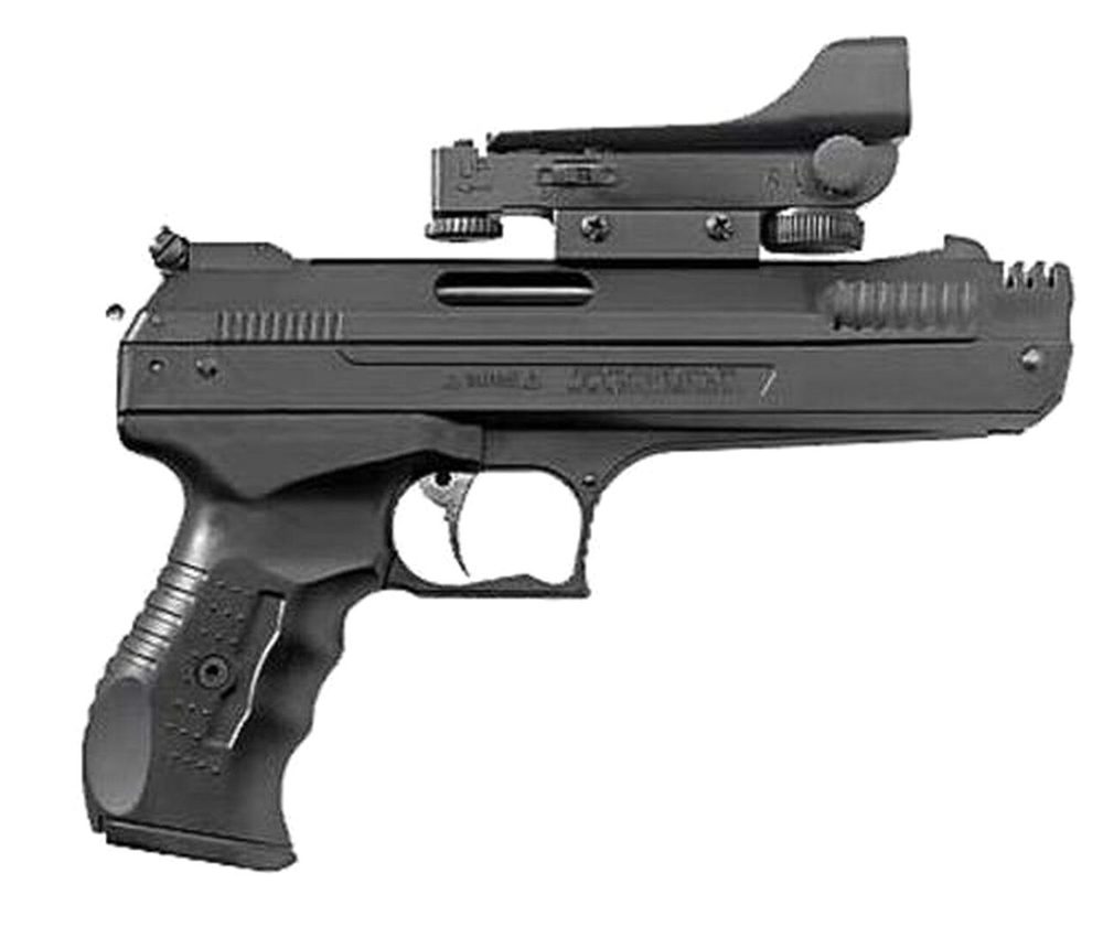 Beeman P17 Deluxe Air Pistol with Red Dot Scope .177 Pellet Post Front/Adj