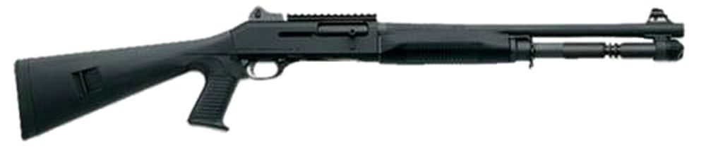 Benelli M4 12 Ga, 18.5" Barrel, Pistol Grip, Ghost Ring Sights, Black