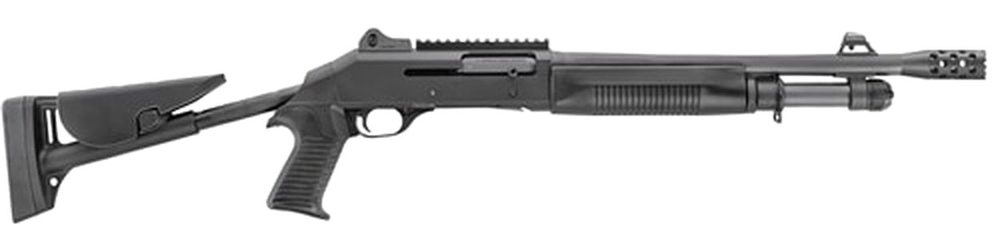 Benelli M4 Entry/CQB 14" Breaching Barrel 3 Position Stock, Ghost Ring Sight