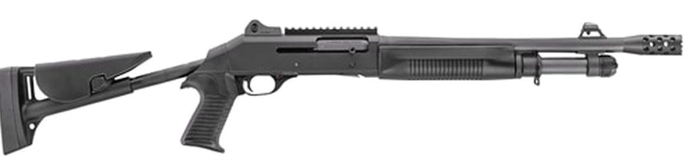 Benelli M4 Entry/CQB 14" Breaching Barrel 3 Position Stock, Ghost Ring Sight