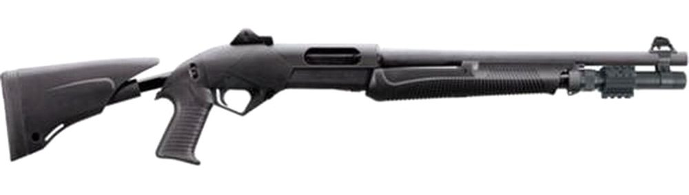Benelli SuperNova LEO 12 Ga Pump Shotgun, 18" Barrel Tele-Stock