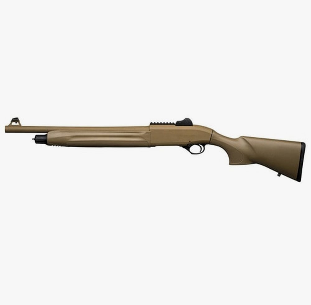 Beretta 1301 Tactical 12Ga, 18.5" Barrel, Flat Dark Earth, Synthetic Stock, Fixed Cylinder, 4Rd, Ghost Ring Sight