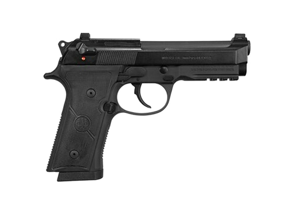 Beretta 92X Centurion 9mm, 4.25" Barrel, SA/DA, Decock-Only, Black, 17rd