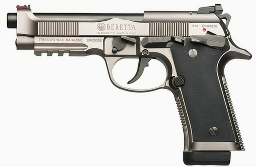 Beretta 92X Performance 9mm, 4.9" Barrel, Target Sights, Nistan Alloy Finish, 10rd