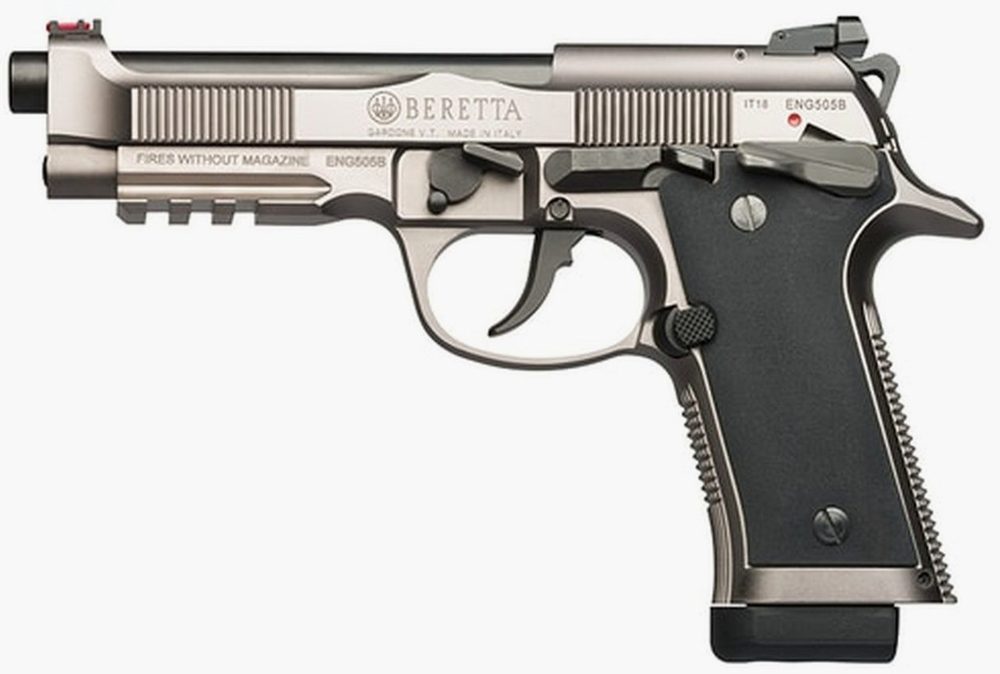 Beretta 92X Performance 9mm, 4.9" Barrel, Target Sights, Nistan Alloy Finish, 15rd