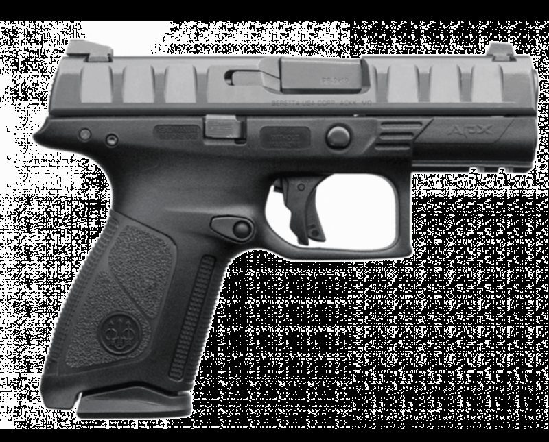 Beretta APX Compact 9mm, 3.7" Barrel, Fixed Sights, Black, 13rd