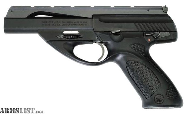 Beretta U22 Neos 22LR 4.5 "Barrel, Black Synthetic Grip/Frame Blued, 10rd