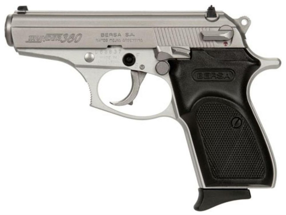Bersa Thunder .380 ACP Nickel Lite