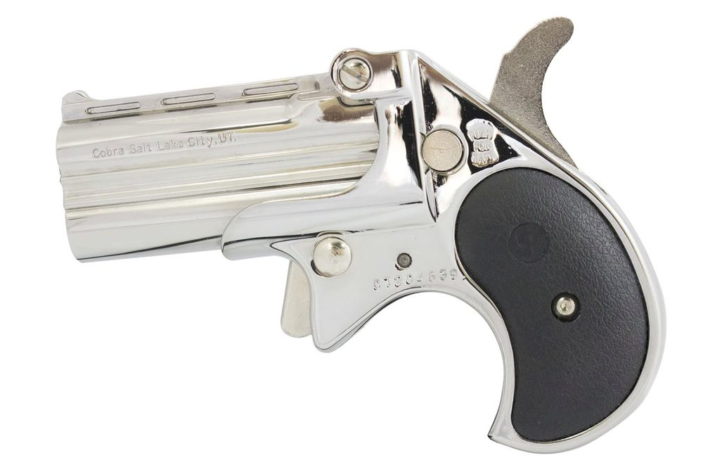 Big Bore 9mm Chrome Derringer
