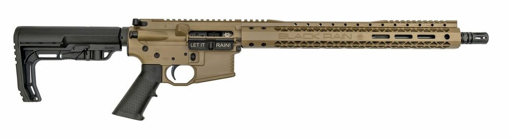 Black Rain Ordnance Fallout15 Billet 5.56/.223, 16" Barrel, MFT Stock, FDE, 30rd