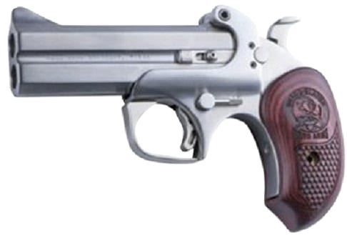 Bond Arms Snake Slayer IV .45 Colt/410 4.25" Barrel SS Satin Finish Extended Rosewood Grips 2 Shot