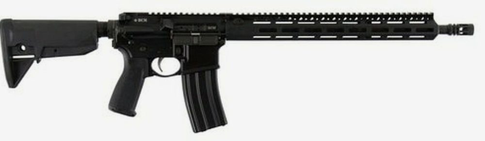 Bravo Company, RECCE-16 MCMR Carbine, AR-15 223/556, 16" Barrel, 30Rd, Mid-Length Gas System, BCM MCMR-15 Free Float Handguard, BCM Mod 0 Comp, BCM Mod 3 Pistol Grip