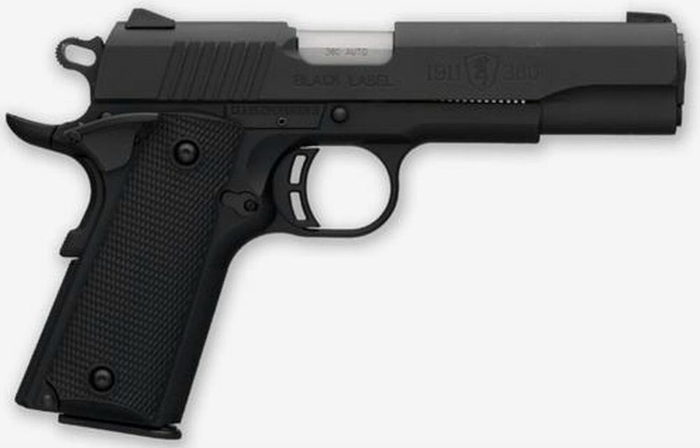Browning Black Label Pistol, .380 ACP, 4.25", Composite Grips, Matte Black, 8rd
