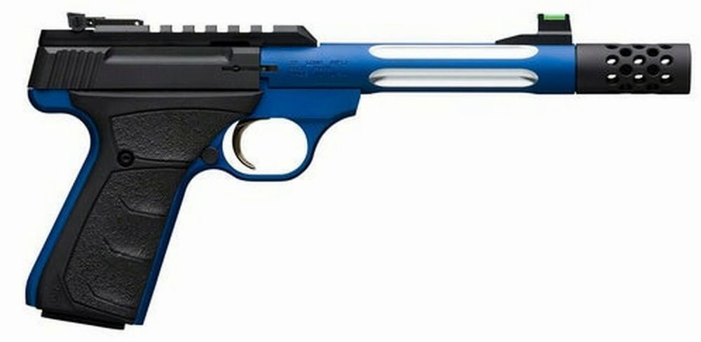 Browning Buck Mark+ Light Competition UFX 22 LR, 5.9" Blue Barrel, Suppressor Ready, Rug